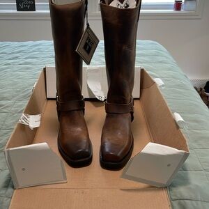 Frye Women's Brown Heeled Boots